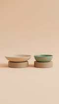 Minimalist Ceramic Pet Bowl Set