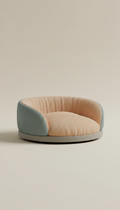 Plush Ergonomic Dog Bed